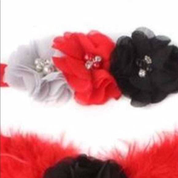 🌺New🌺Red Angel Wings & Headband🌺 - Picture 2 of 2